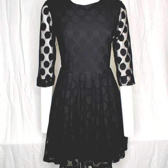 H&M polka dot overlay dress EUC - Picture 4 of 13